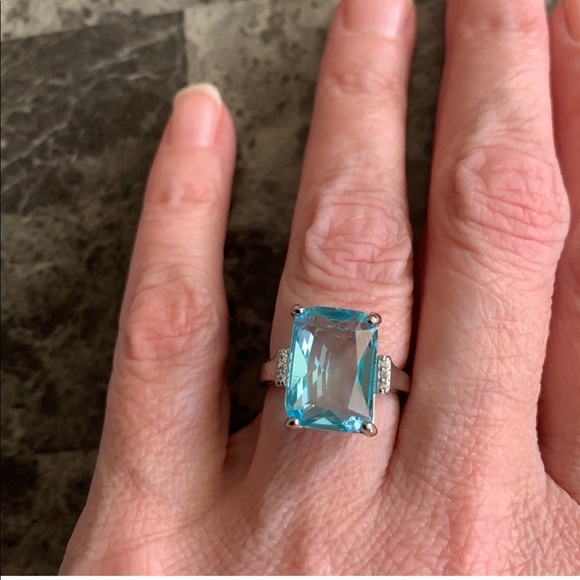 Silver cubic zirconia - Picture 4 of 6